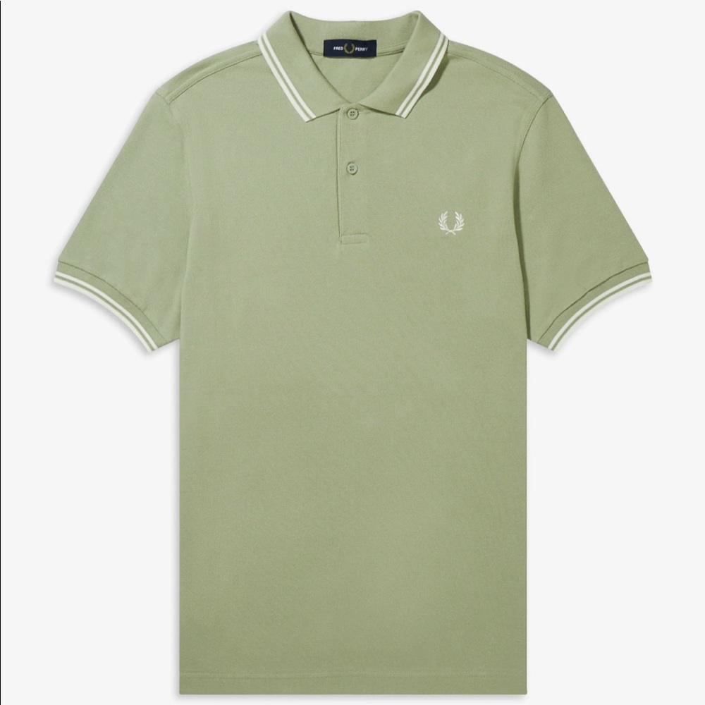 Fred Perry polo, New with tags, XXL light green